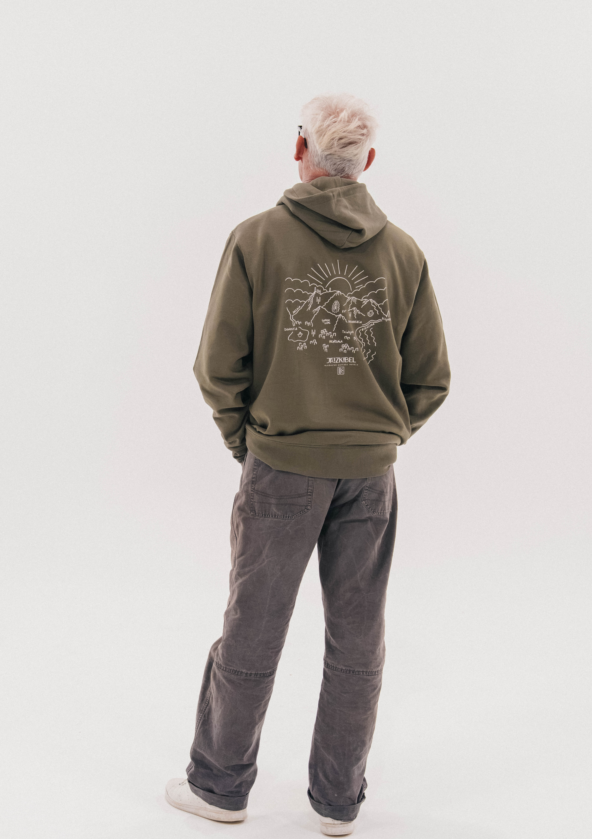 Hoodie Jaizkibel – hoodie brodé au Pays basque – Katxi Klothing – vue 3