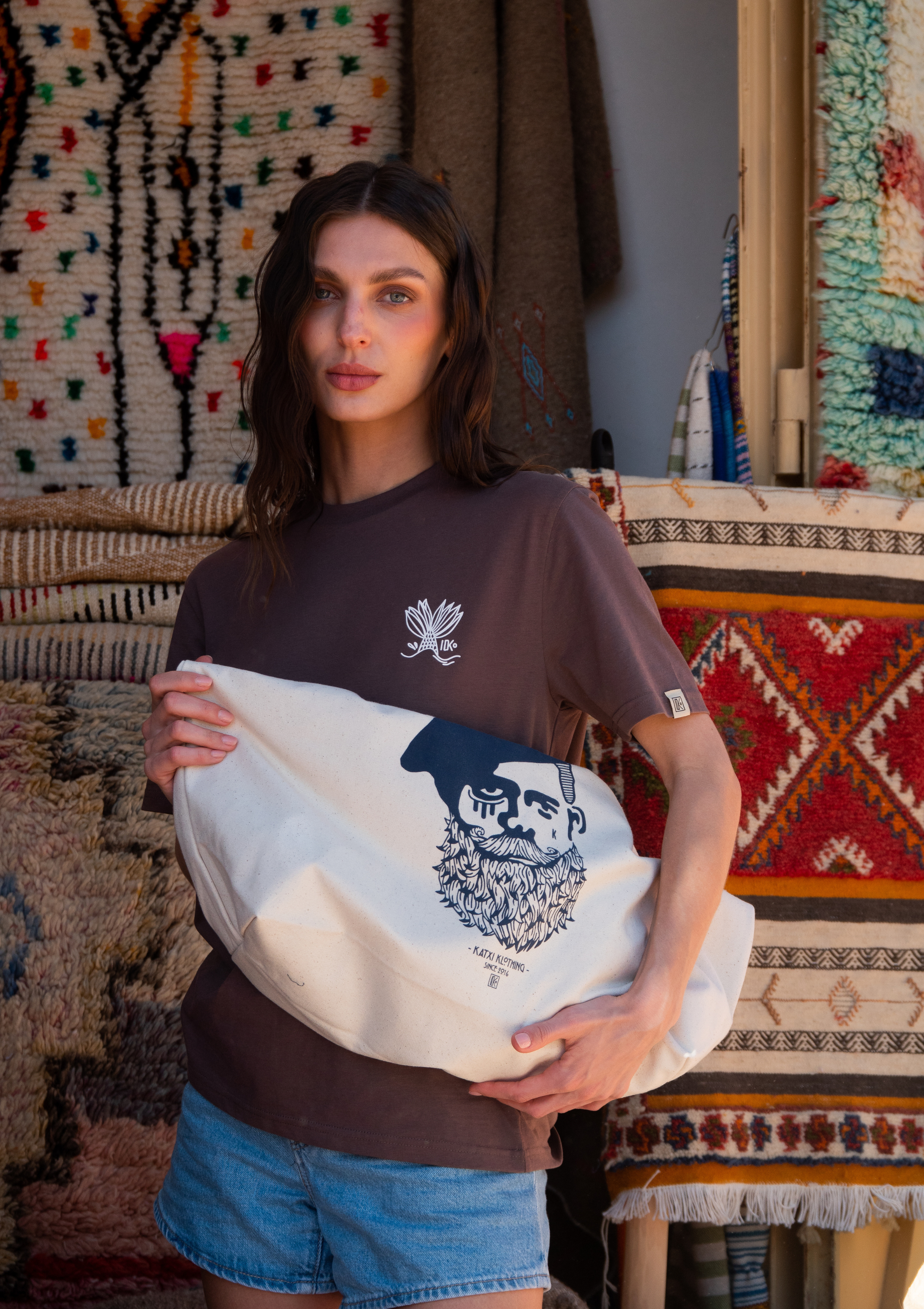 Notre Kabas – kabas basque sérigraphié – Katxi Klothing