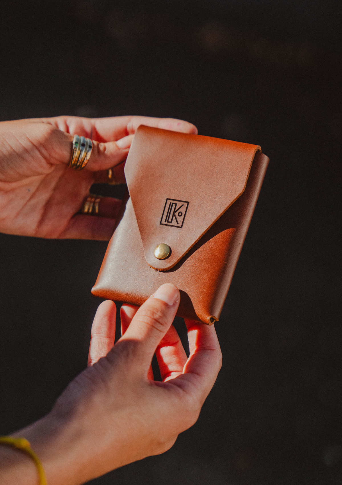 Portefeuille en cuir – portefeuille en cuir fait main – Katxi Klothing
