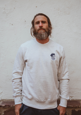 Sweat Gris Broderie Kabino