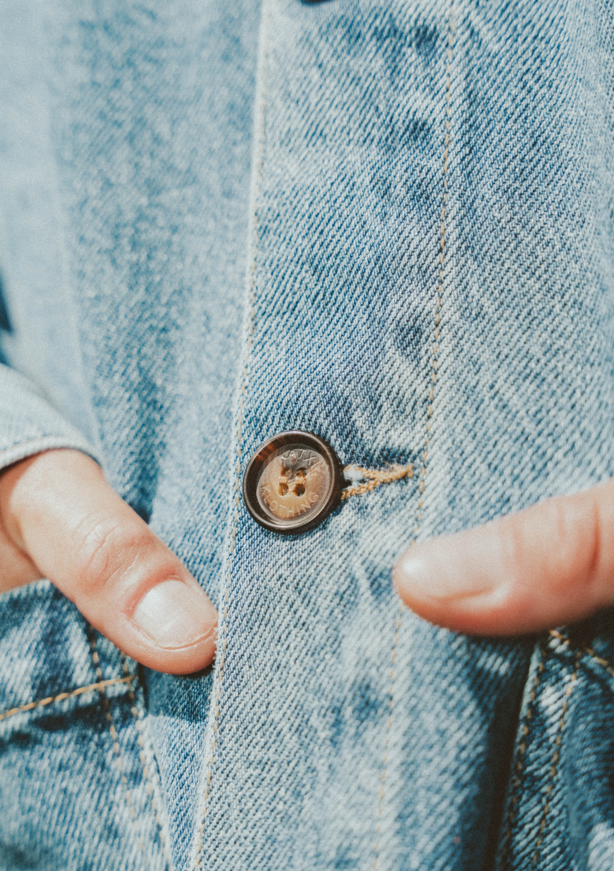 Veste Denim – veste brodée au Pays basque – Katxi Klothing – vue 2