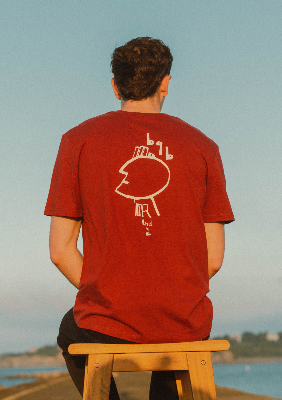Tee-Shirt Ravel – tee-shirt basque en coton bio – Katxi Klothing – vue 3