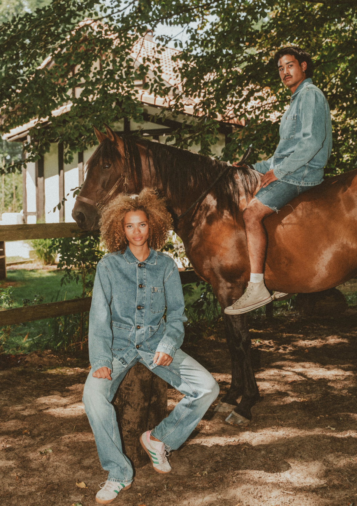 Veste Denim – veste brodée au Pays basque – Katxi Klothing – vue 6