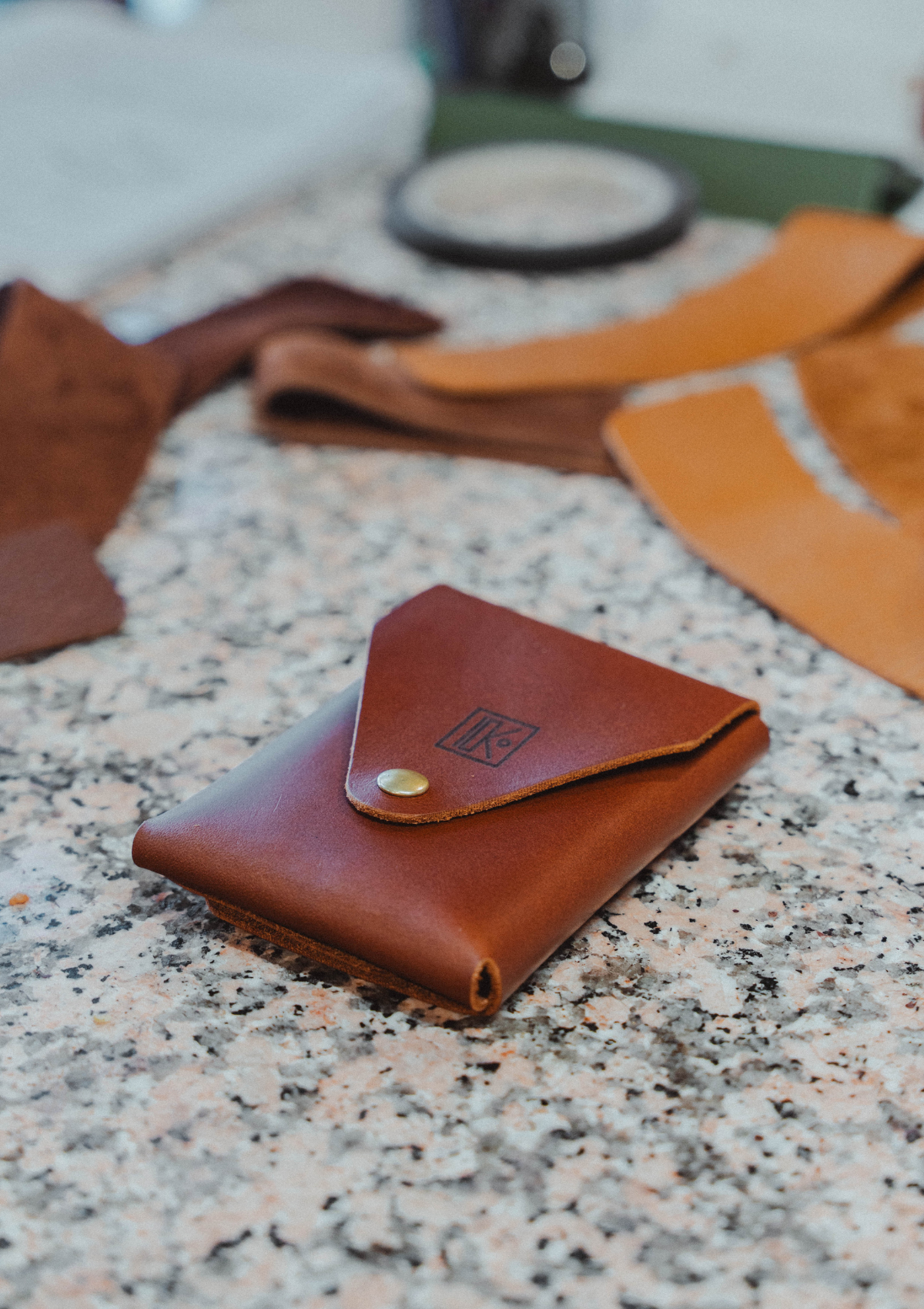 Portefeuille en cuir – portefeuille en cuir fait main – Katxi Klothing – vue 4
