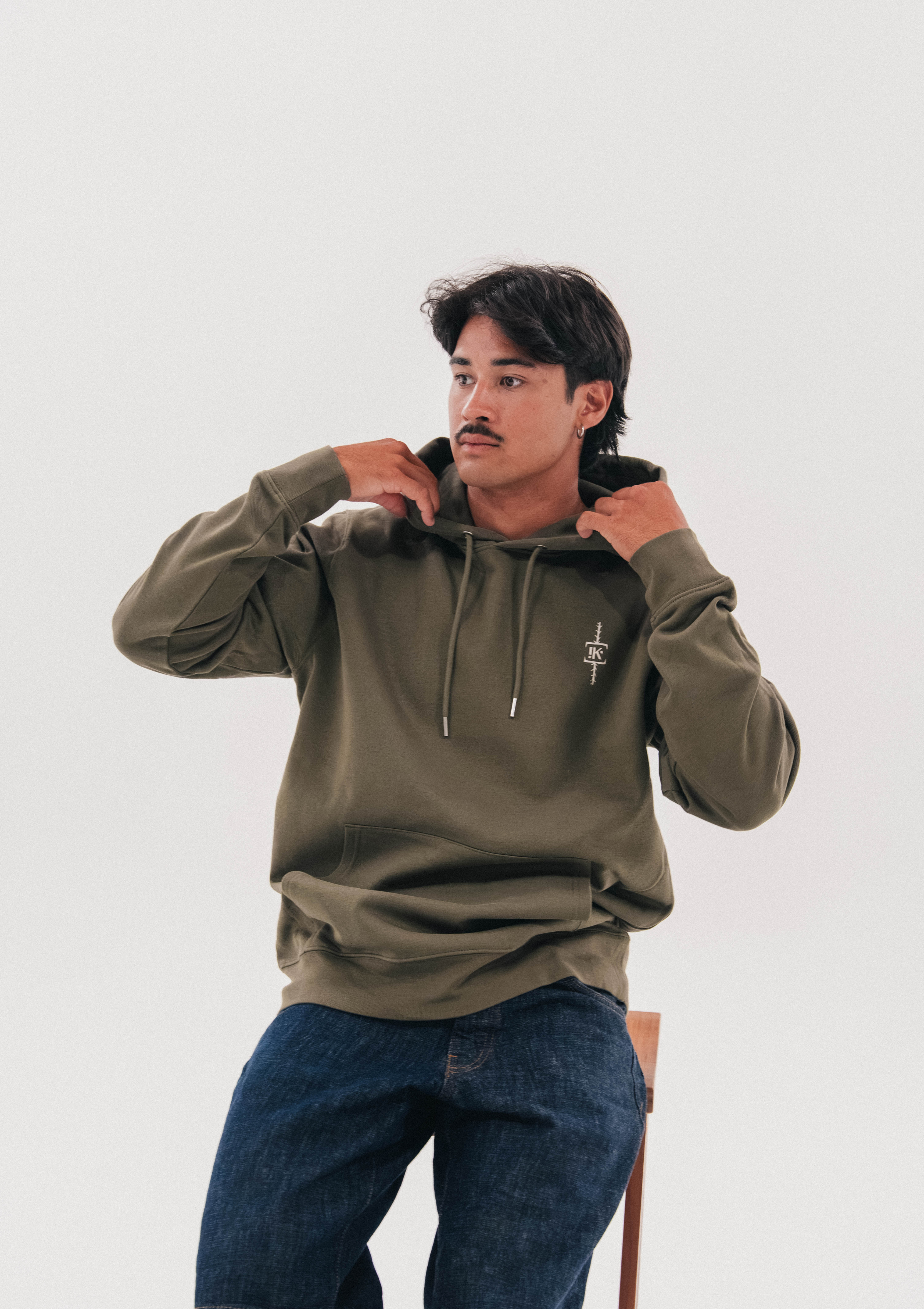 Hoodie Jaizkibel – hoodie brodé au Pays basque – Katxi Klothing – vue 2