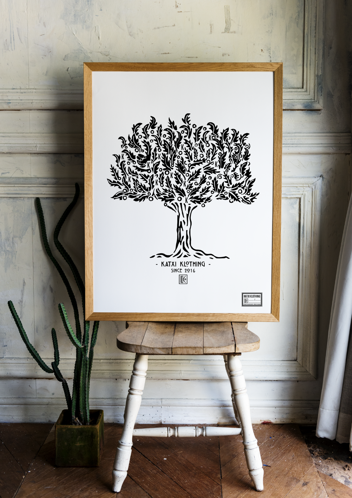 Affiche "Gernika" 50x70 – affiche sérigraphiée du Pays basque – Katxi Klothing