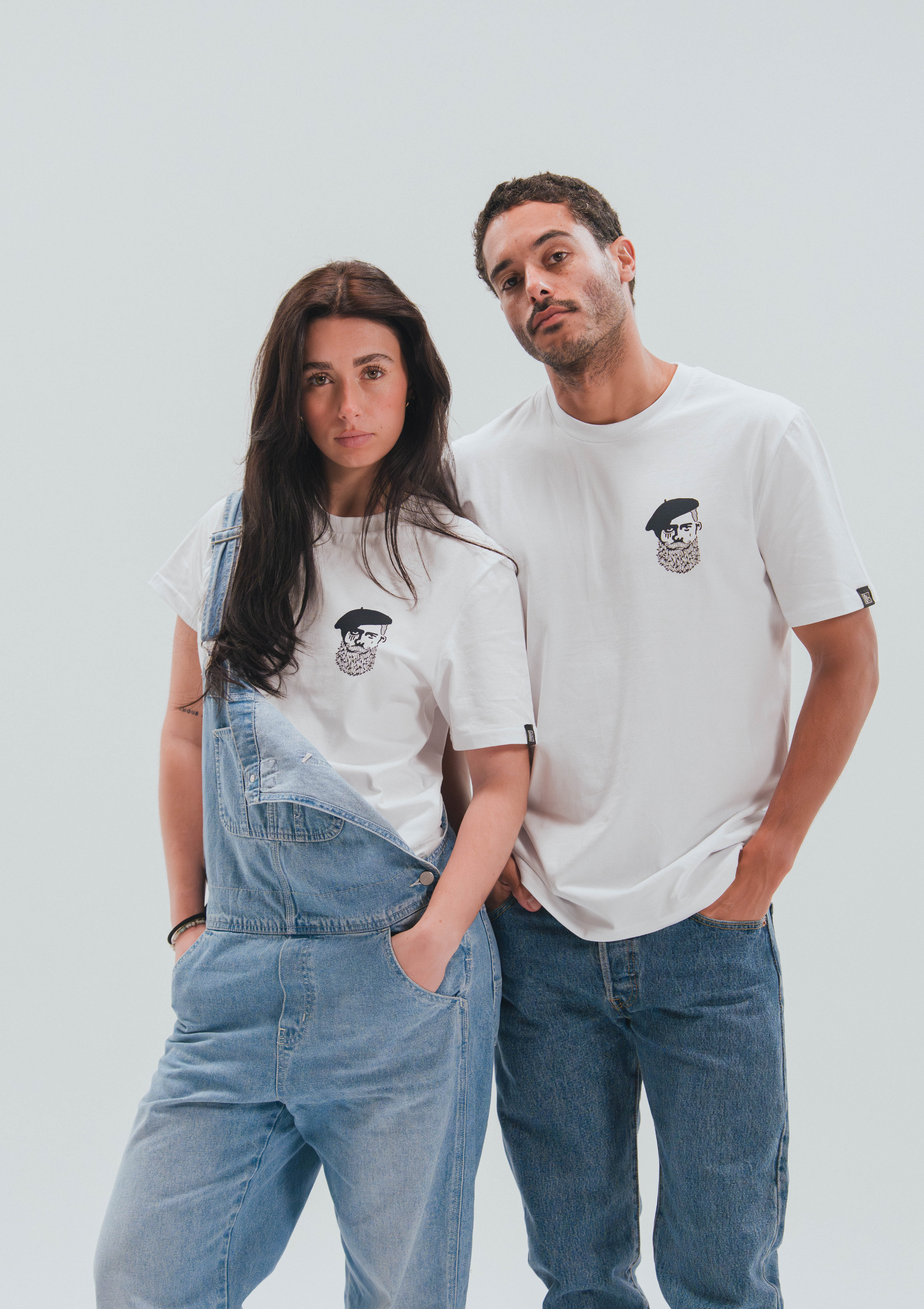 tee-shirt kabino cœur – tee-shirt basque en coton bio – Katxi Klothing