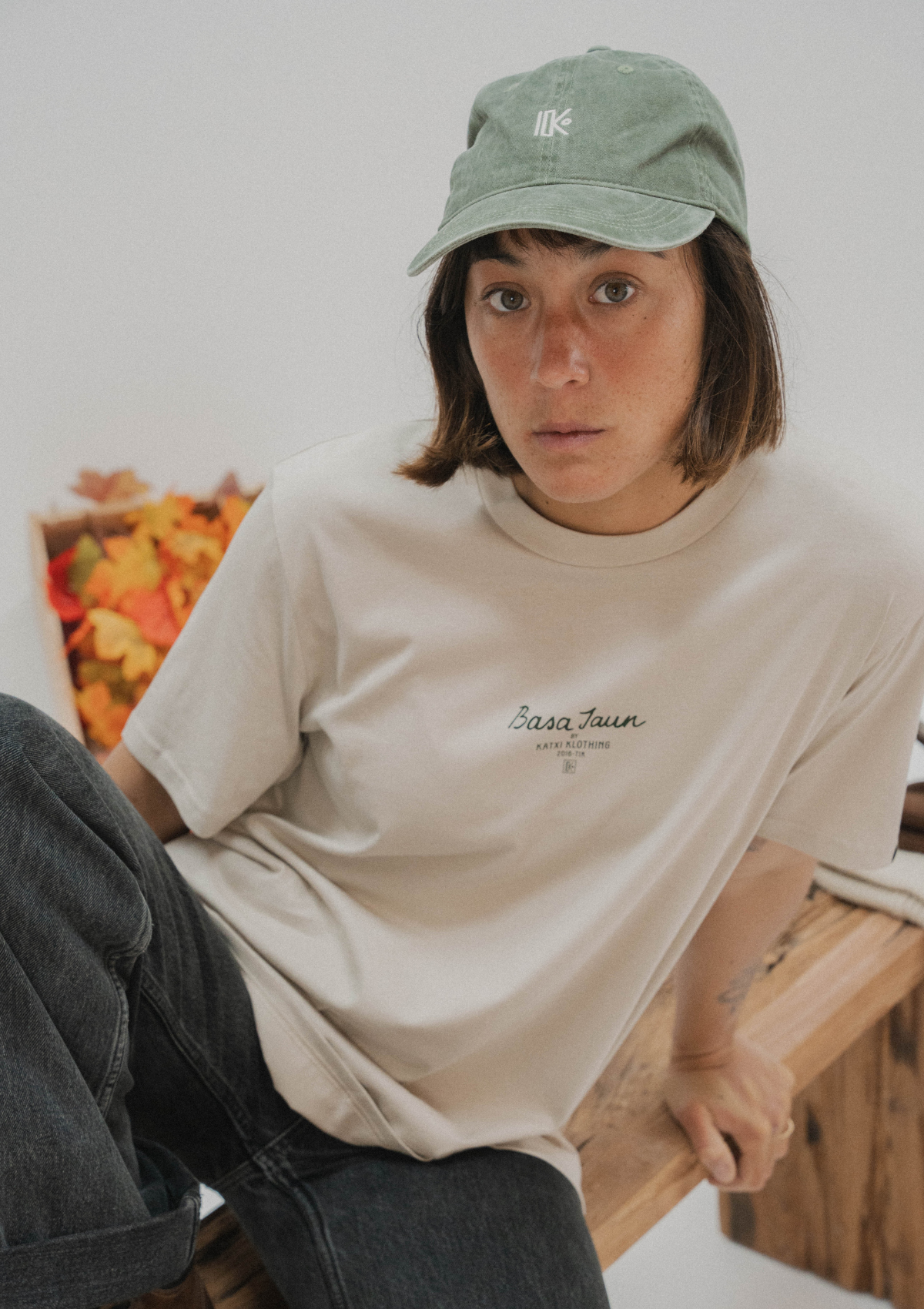 Vintage K. Cap – txapel brodatua, EAEtik – Katxi Klothing – 8. ikuspegia
