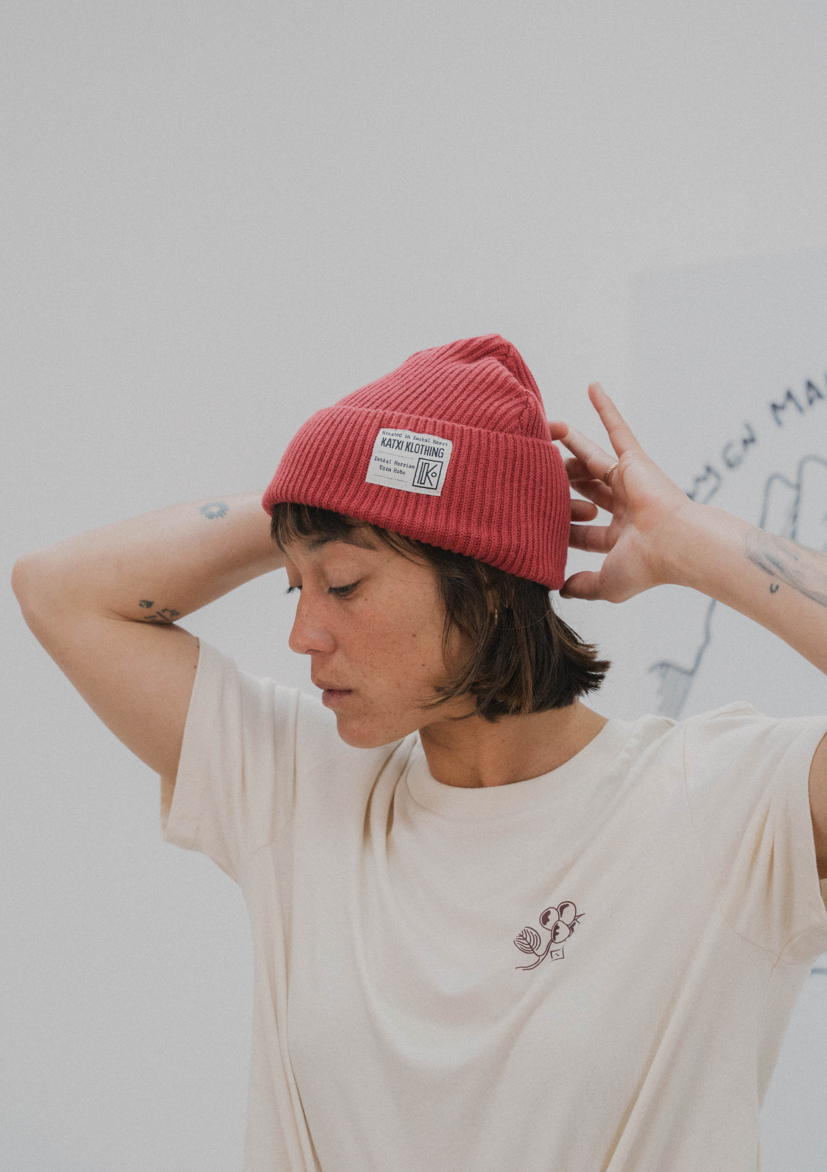 Bonnet Arrantzale – bonnet brodé au Pays basque – Katxi Klothing – vue 6