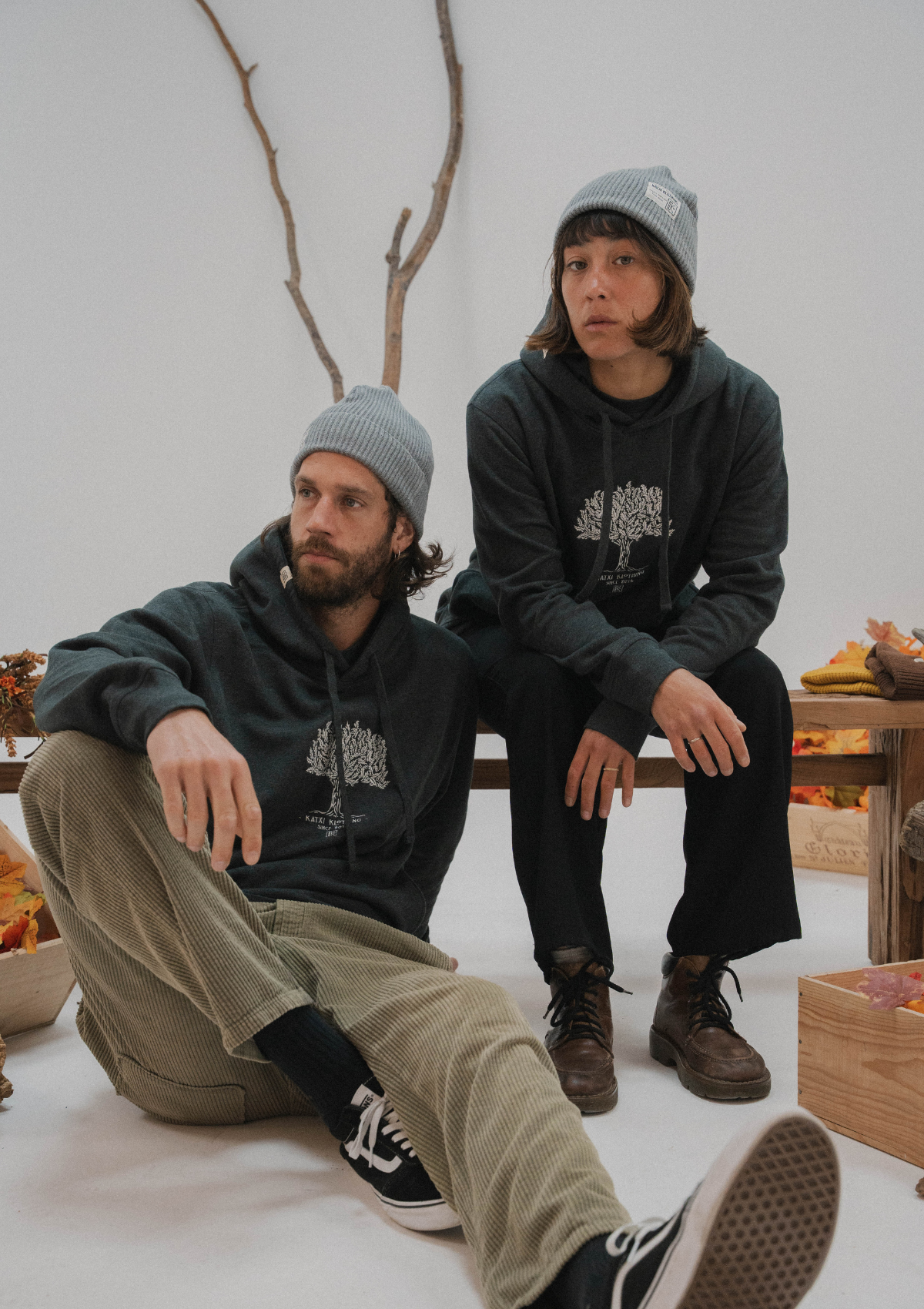 Hoodie broderie Gernika – hoodie brodé au Pays basque – Katxi Klothing – vue 5
