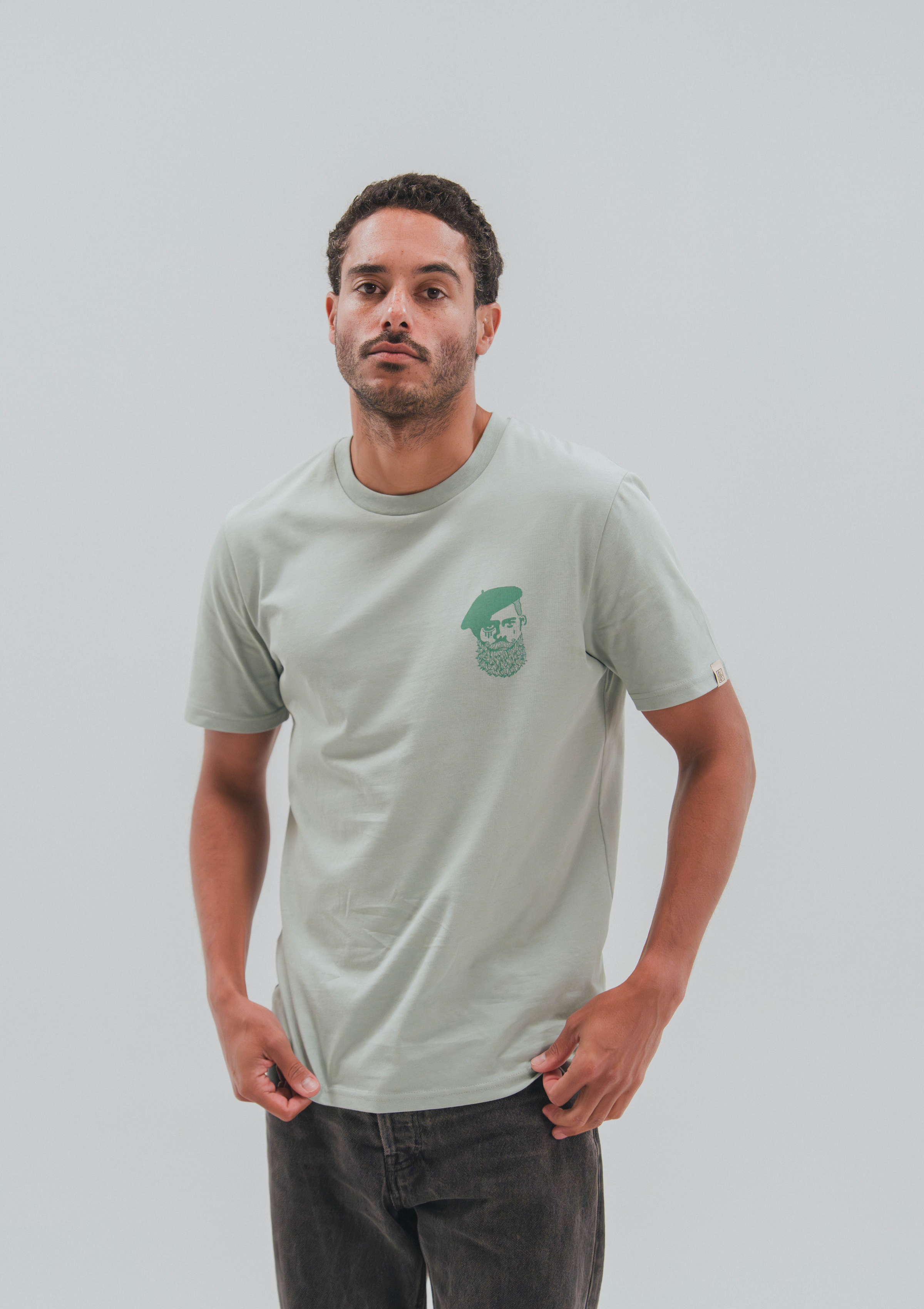 tee-shirt kabino cœur – tee-shirt basque en coton bio – Katxi Klothing – vue 2