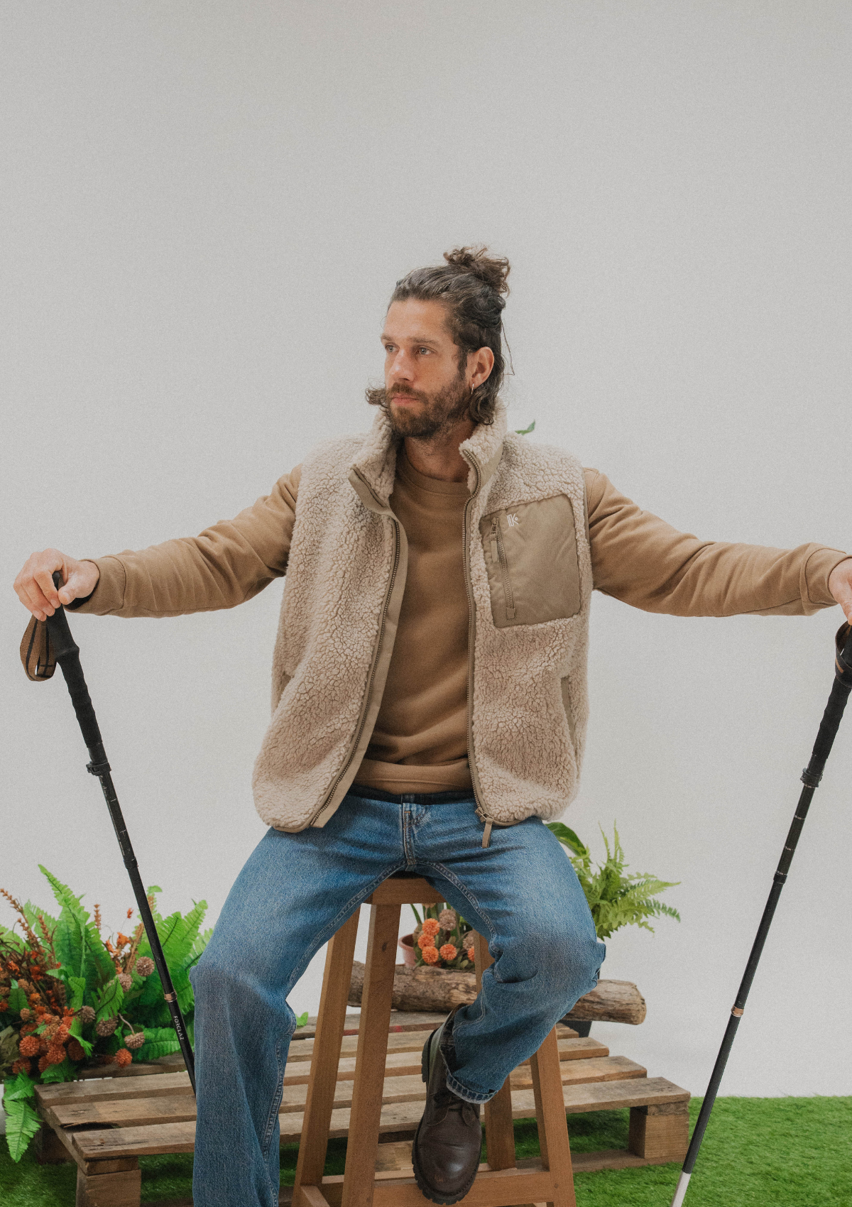 Veste Sherpa Ardia – veste sherpa brodée au Pays basque – Katxi Klothing – vue 8