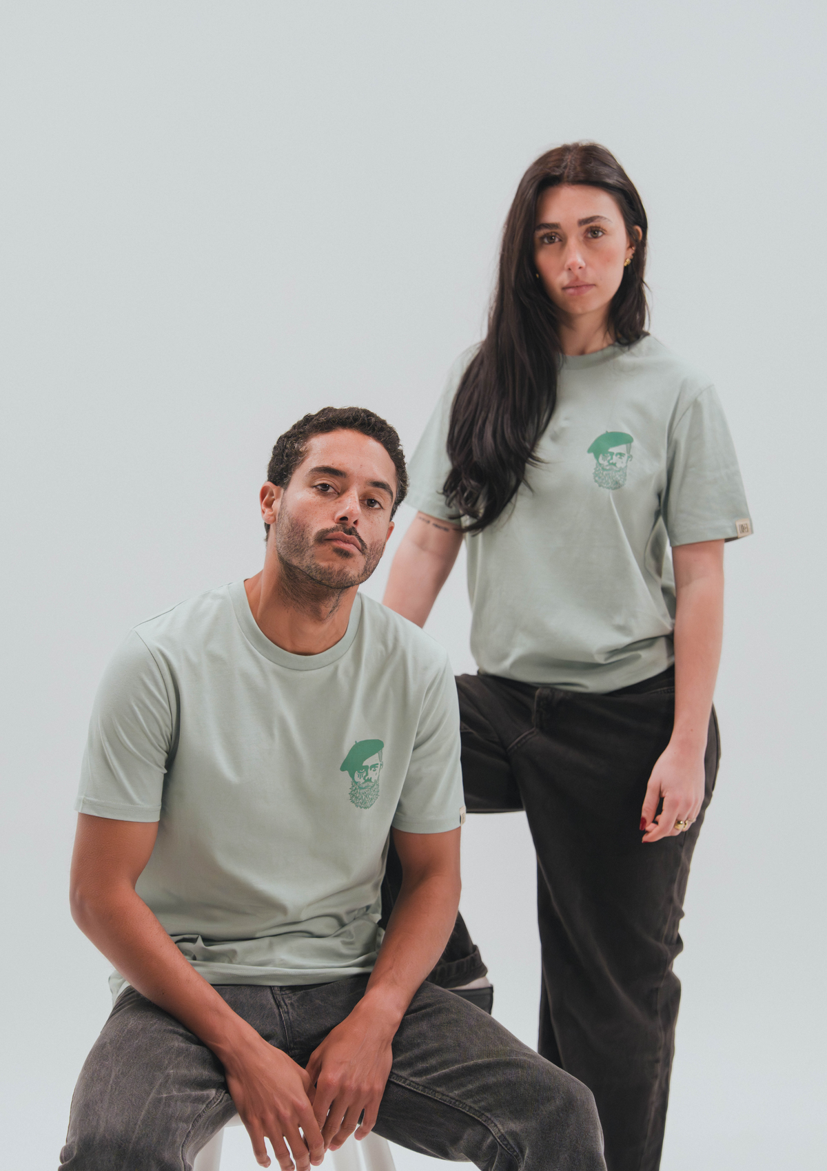 tee-shirt kabino cœur – tee-shirt basque en coton bio – Katxi Klothing – vue 6