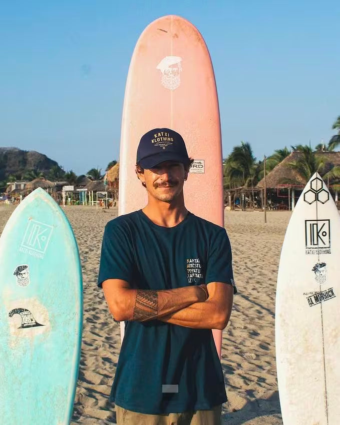 Oihan Samora, sauveteur côtier ambassadeur Katxi Klothing