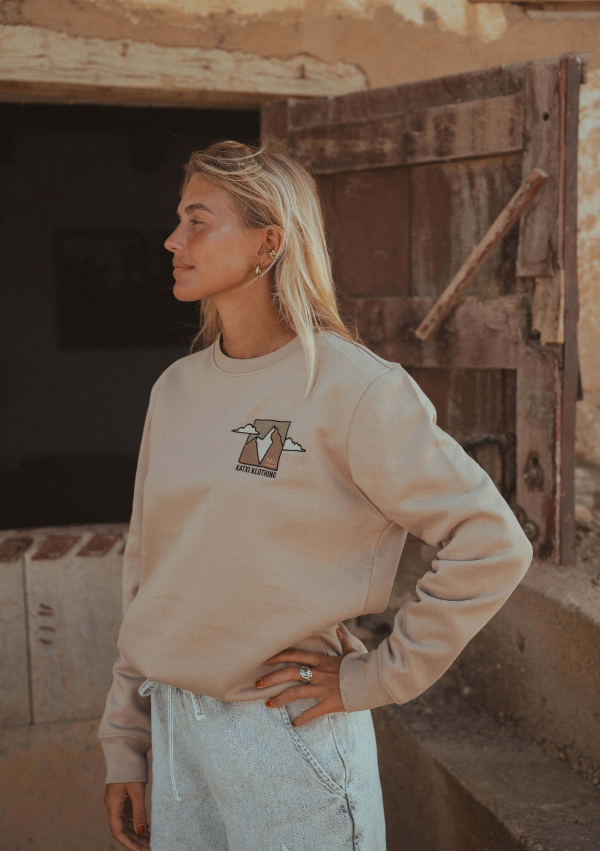Sudadera sin capucha Peñas de Haya – Katxi Klothing