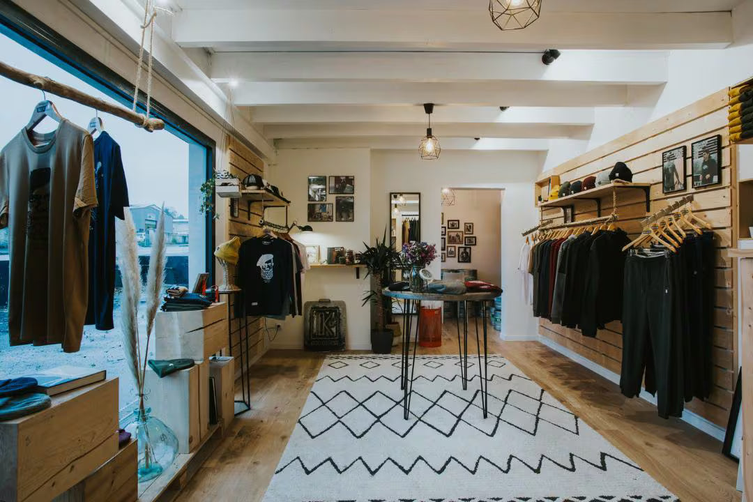 Espace boutique du LoKal Katxi Klothing à Saint-Jean-de-Luz